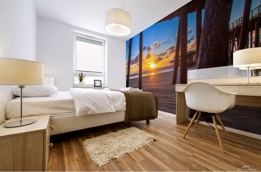 Covered Sunset Mural print