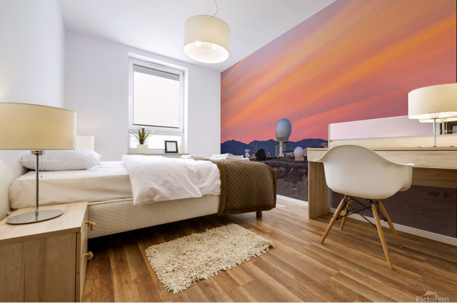 Hearing Sunset Mural print