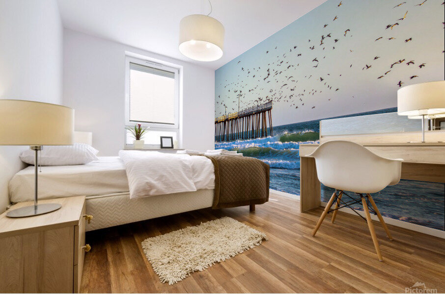 Seabird Pier Mural print