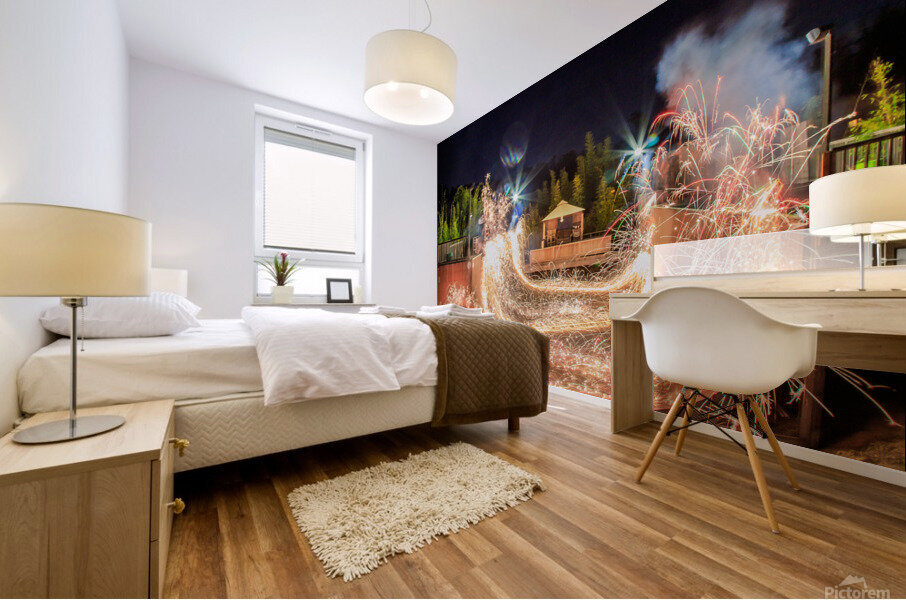 Ramp Fireworks Mural print