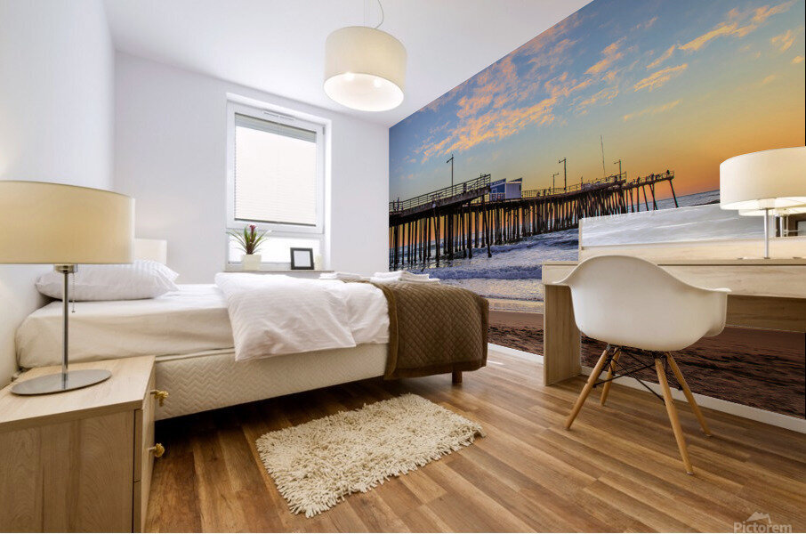 Pastel Pier Mural print
