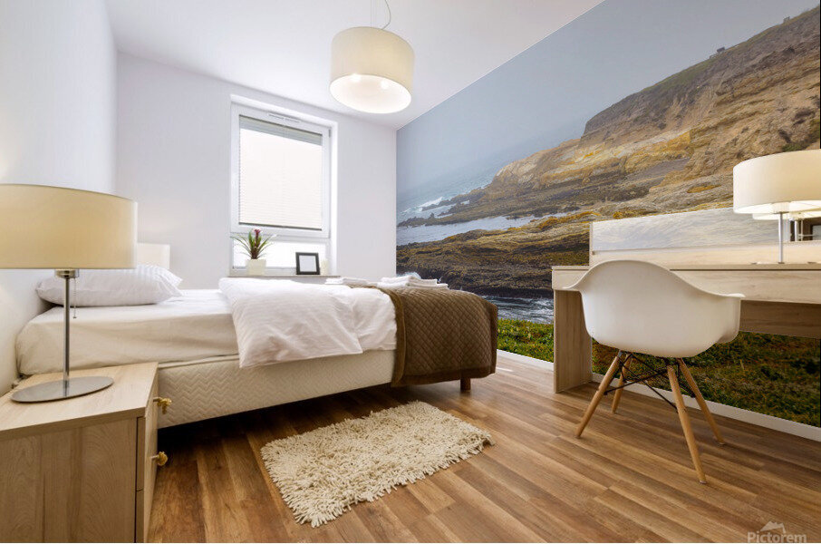 Misty fingers Mural print