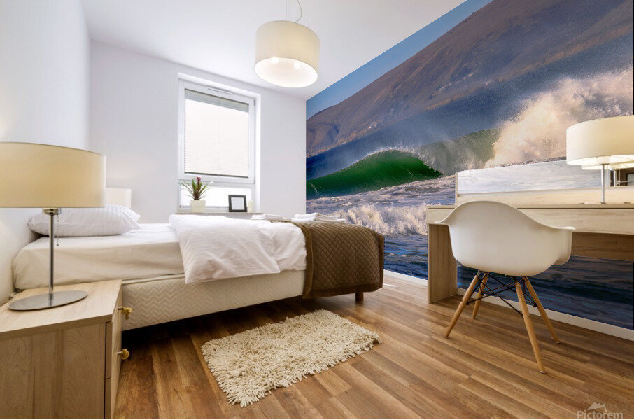 rural barrel Mural print