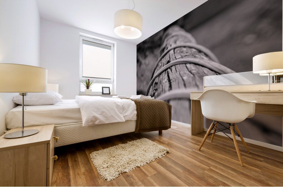 wrapped log Mural print