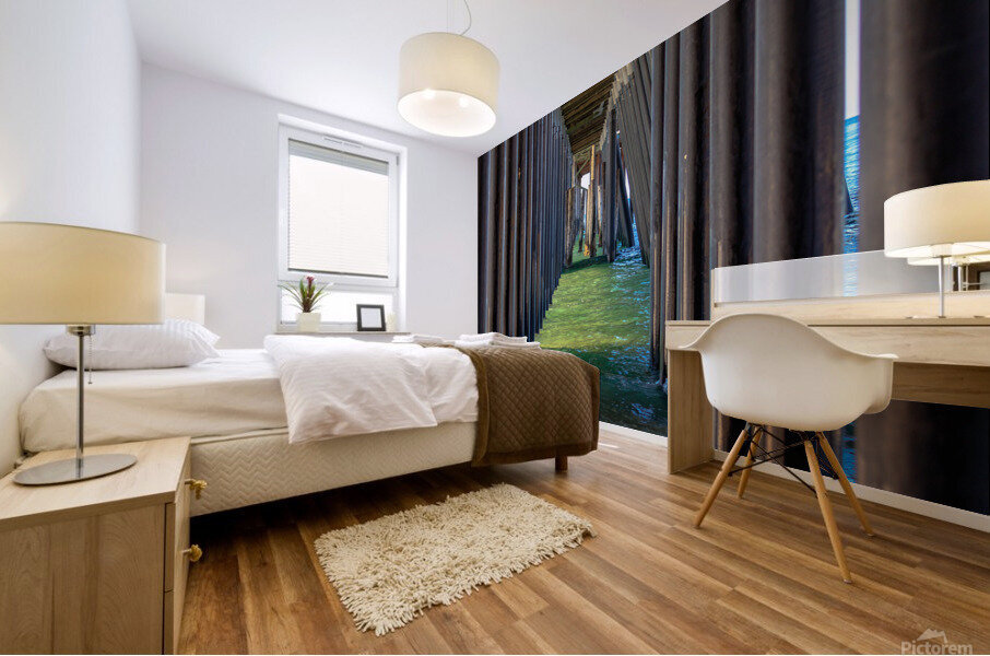 Sun Pier Mural print