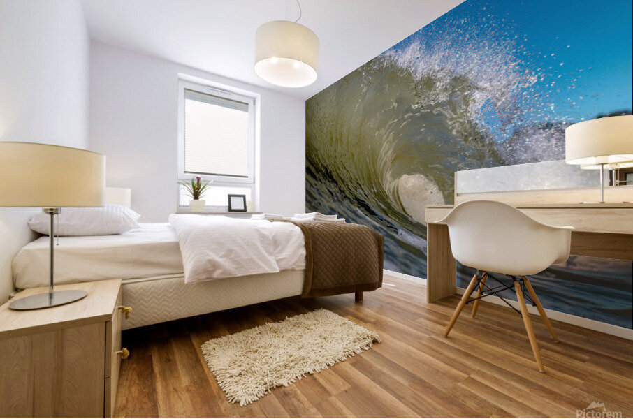 Under the lip Mural print