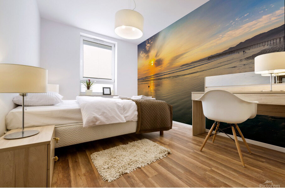 Time Sits Still Mural print