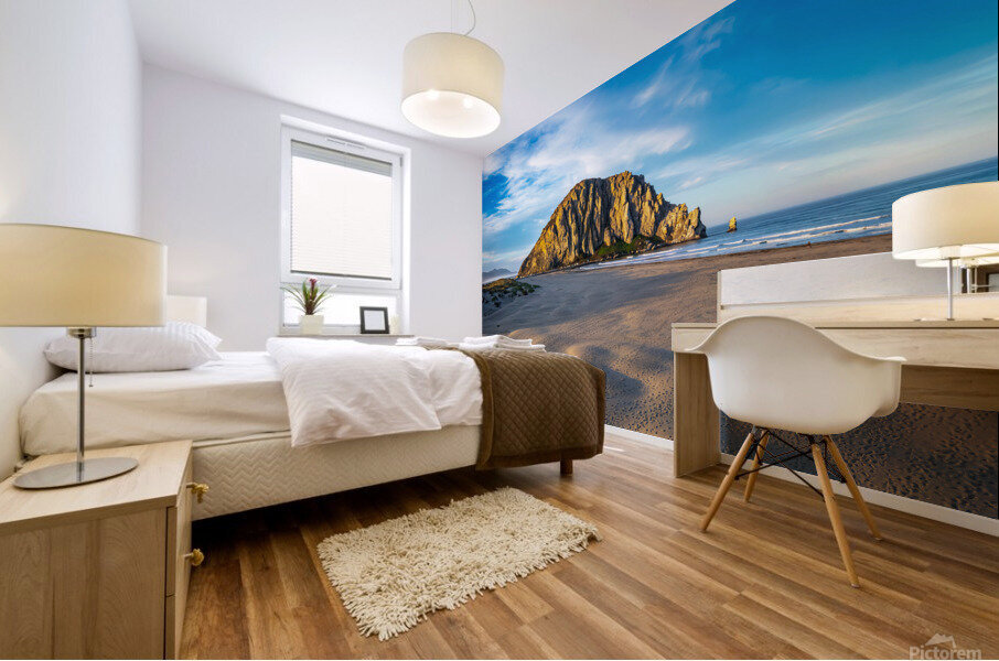 Glowing Rock Mural print