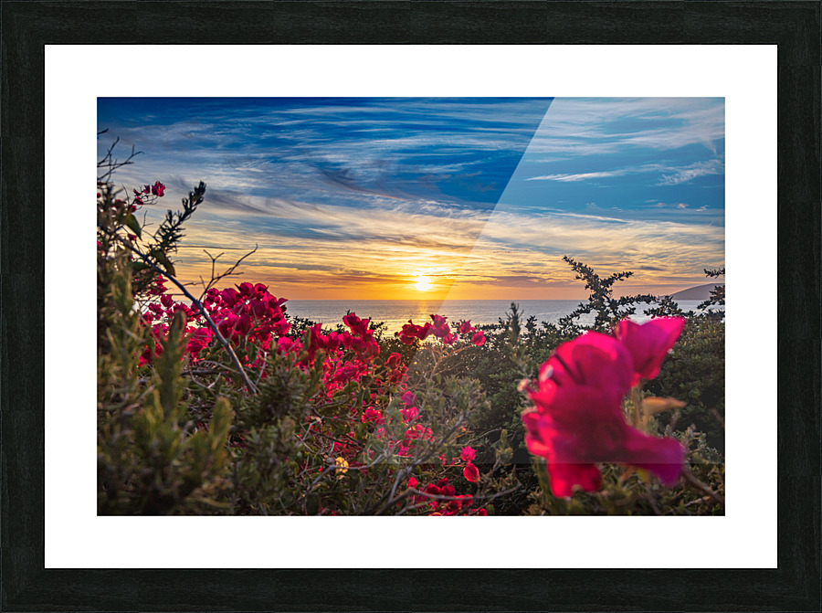 Boug Sunset4 Picture Frame print