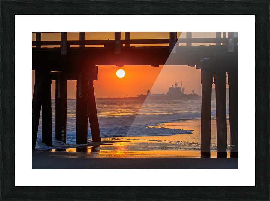 Hueneme Sunset Picture Frame print