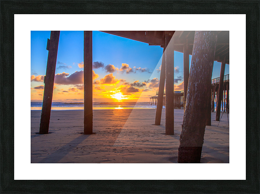 Covered Sunset Picture Frame print