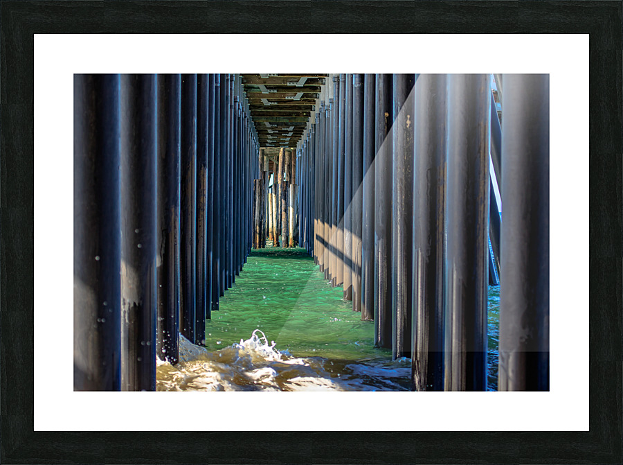 glow pier Picture Frame print