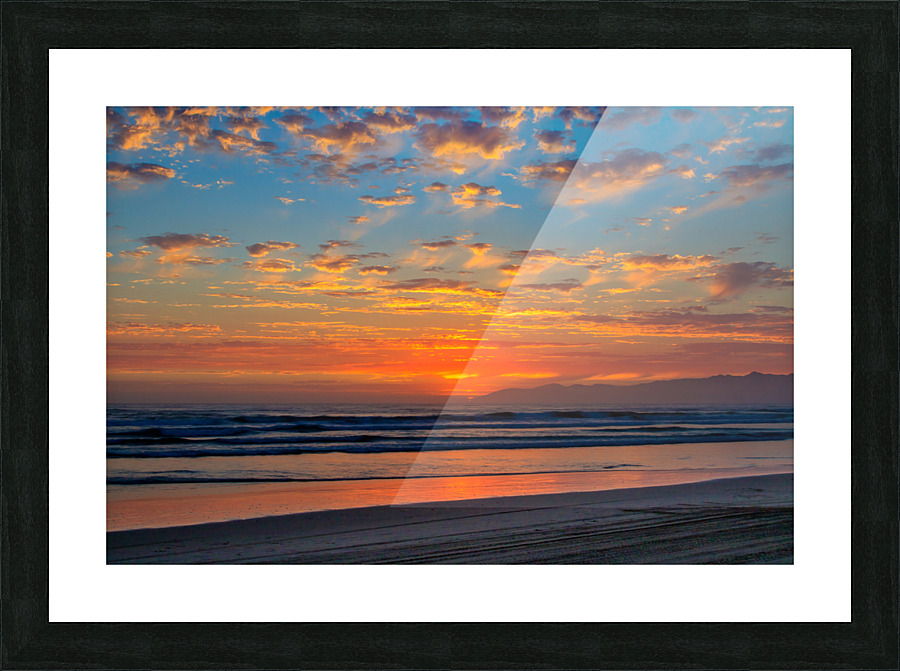 Beach Sunset Picture Frame print