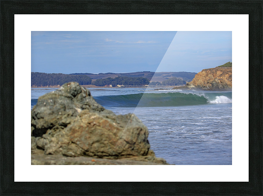 Pico Rock Wave Picture Frame print