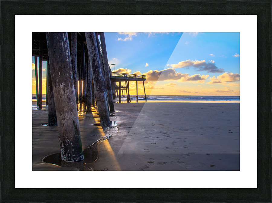 Pismo Rays Picture Frame print