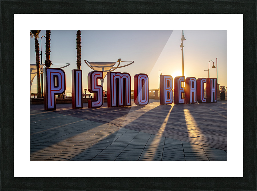 Pismo Beach Picture Frame print