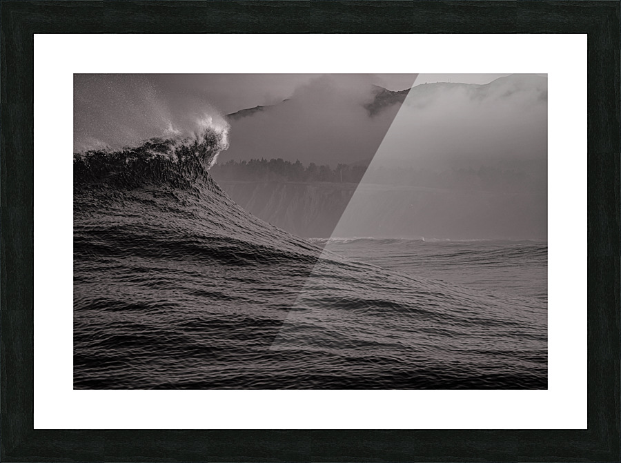 B W Mavs Picture Frame print