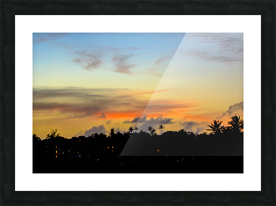 Lihue Sunset Picture Frame print