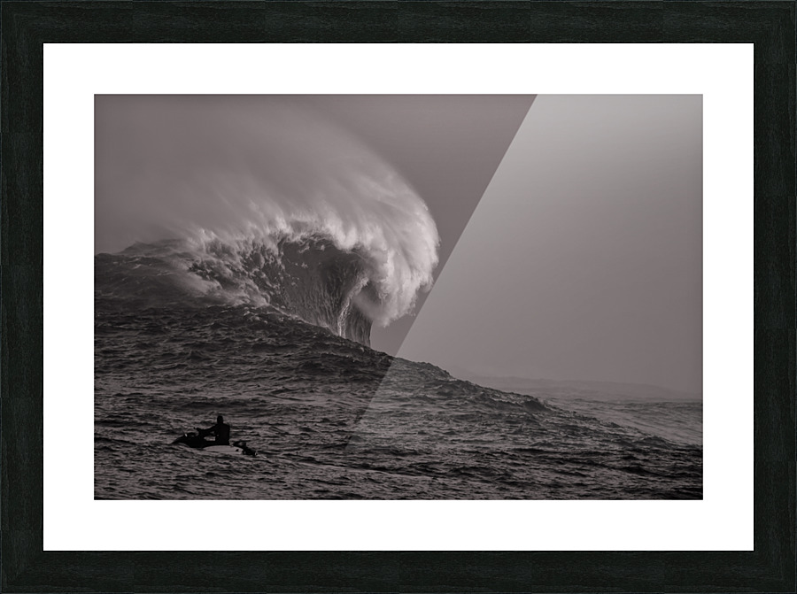 Mavs B W Seq 1 Picture Frame print