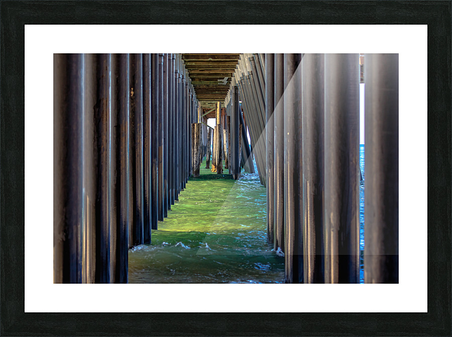 Sun Pier Picture Frame print