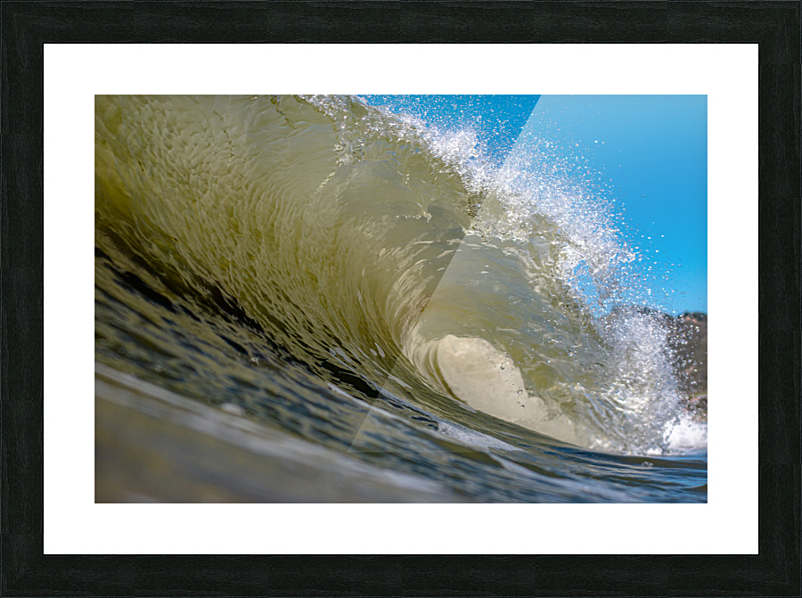 Under the lip Picture Frame print