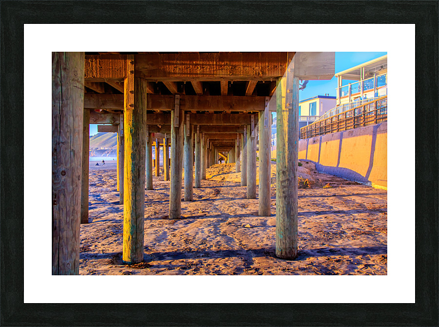 Under the Boardwalk Picture Frame print