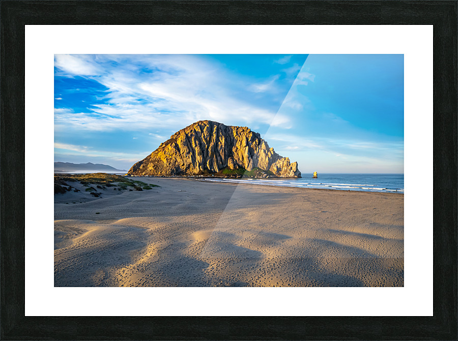 Glowing Rock Picture Frame print