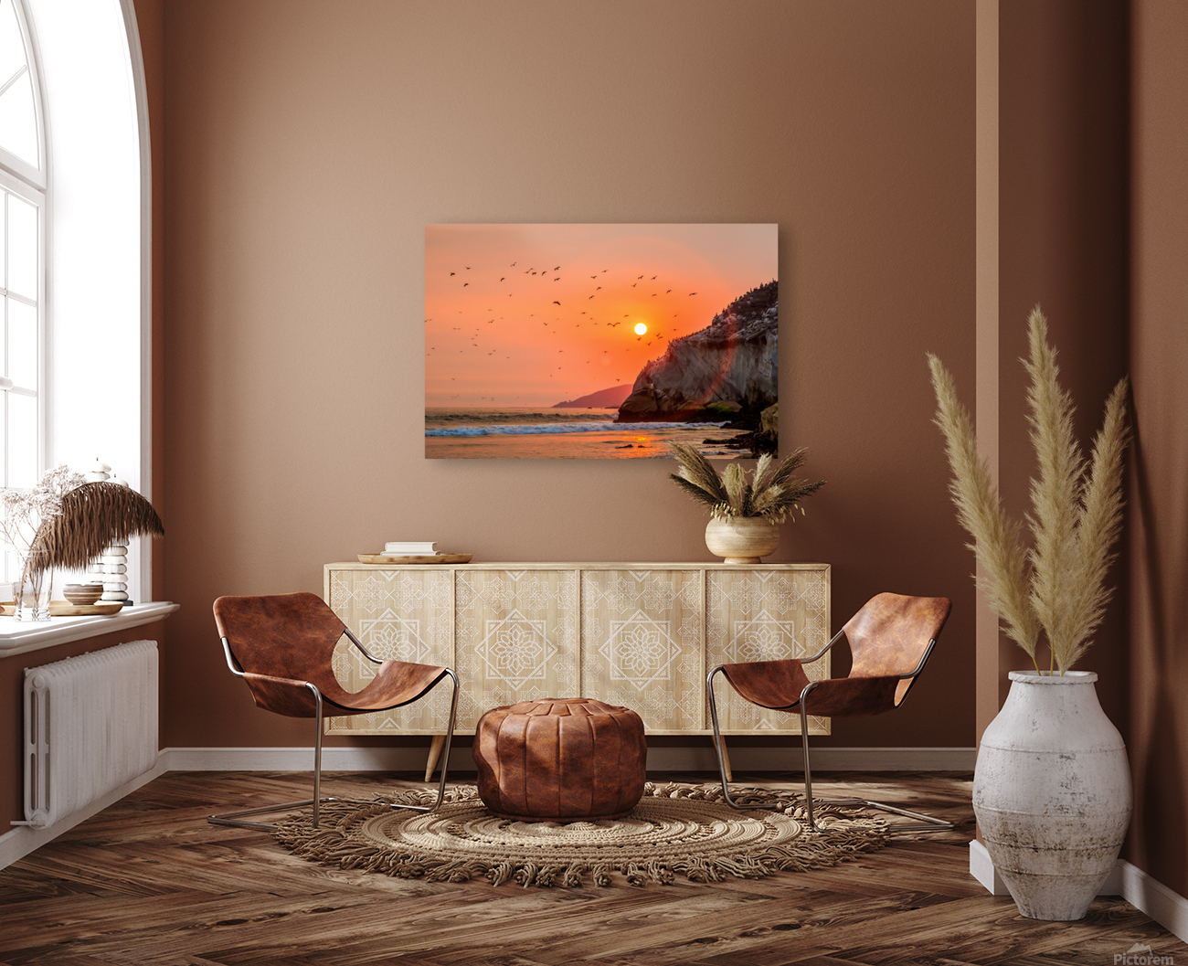 Fire Sunset Reproduction