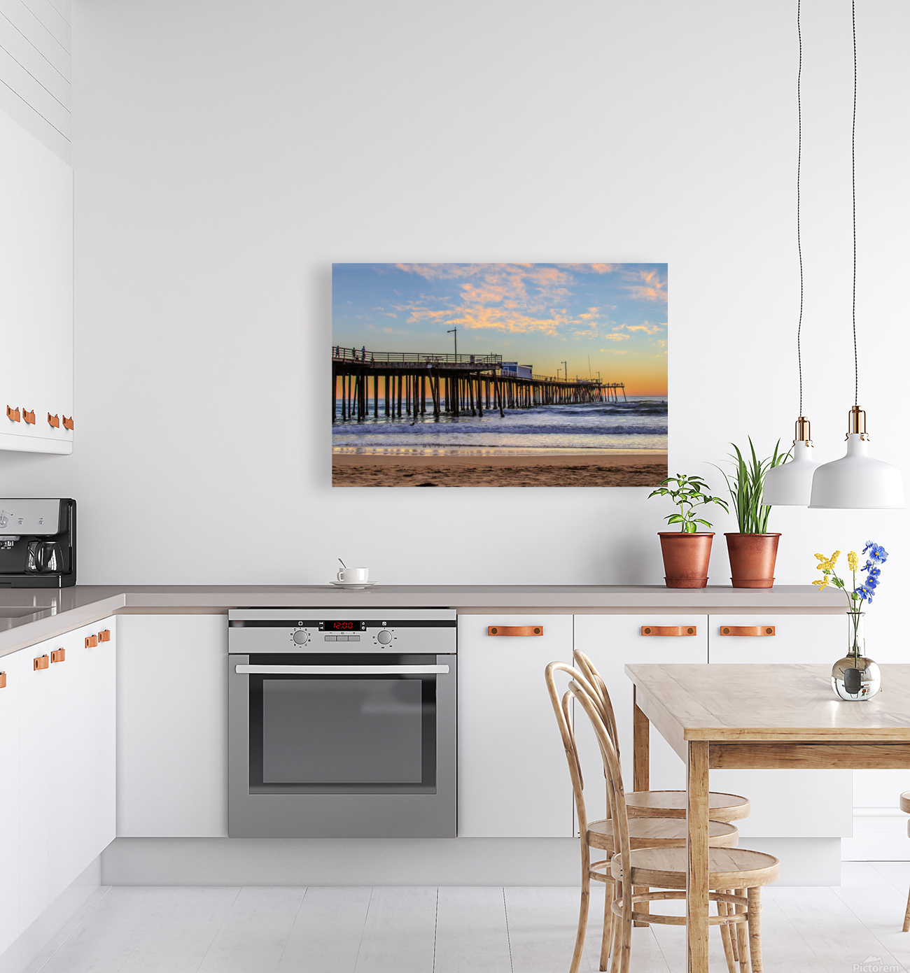 Pastel Pier Reproduction