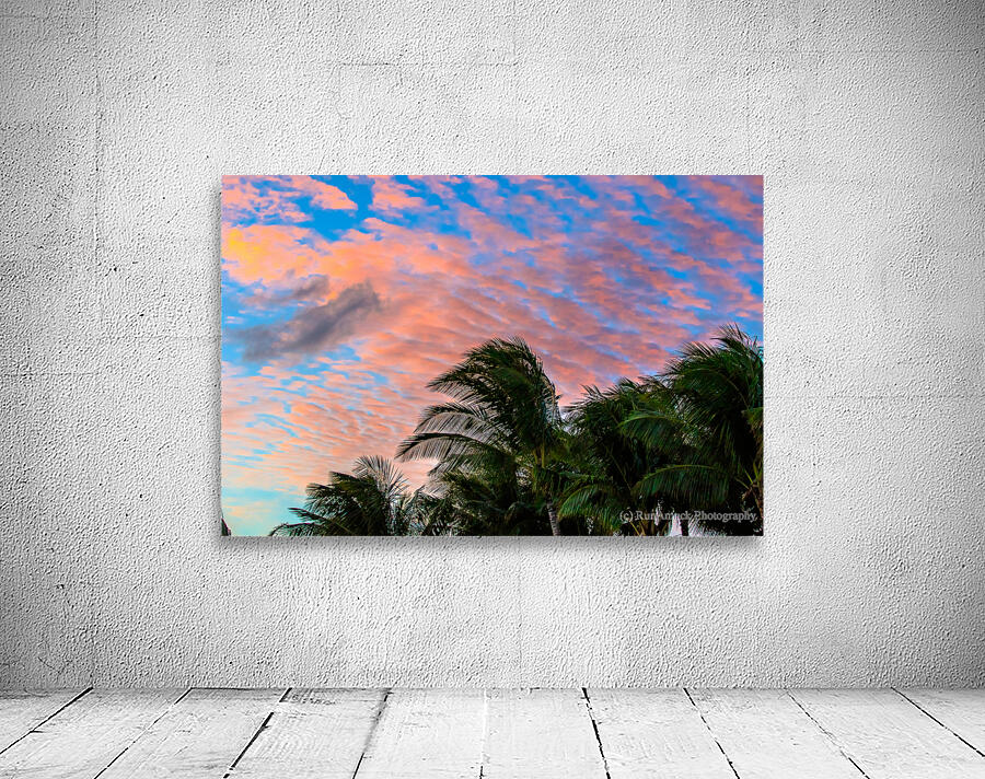 Palm Sunset Wall Preview