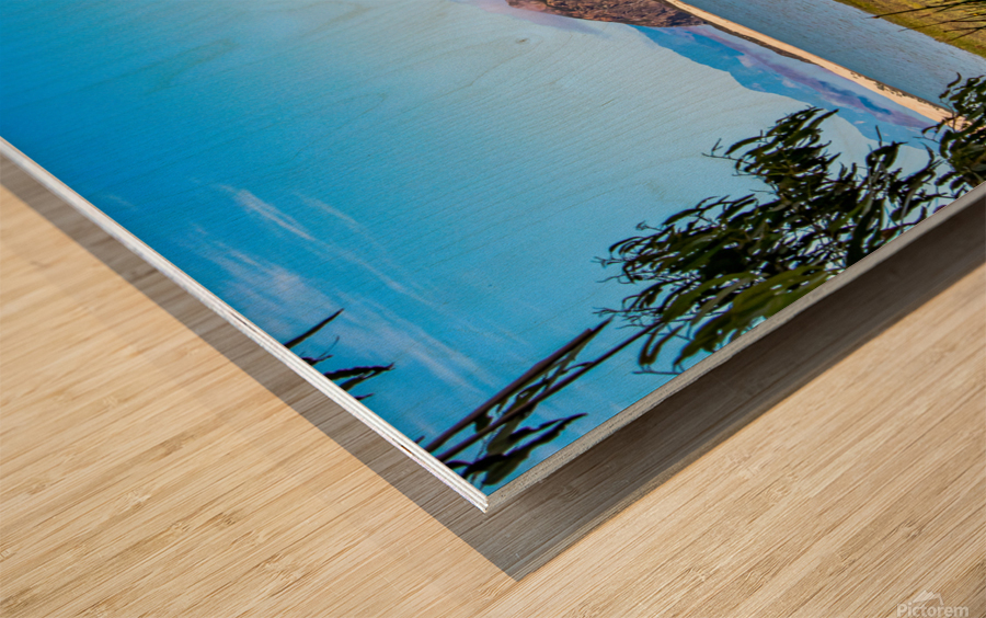 Estuary Rock Wood print