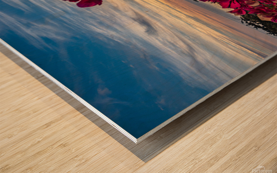 Boug Sunset3 Wood print