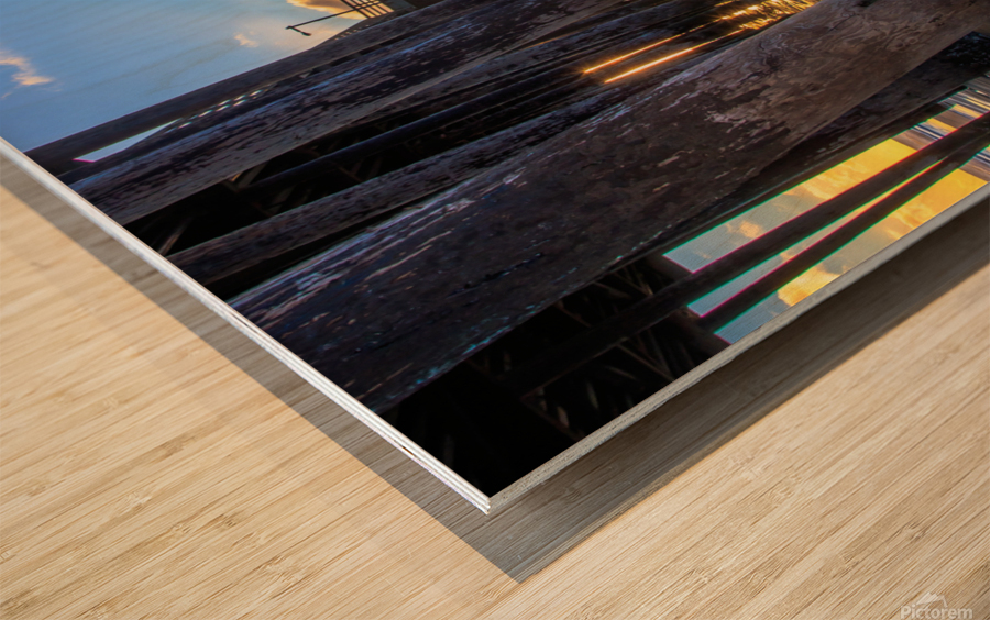 Pismo Rays Wood print