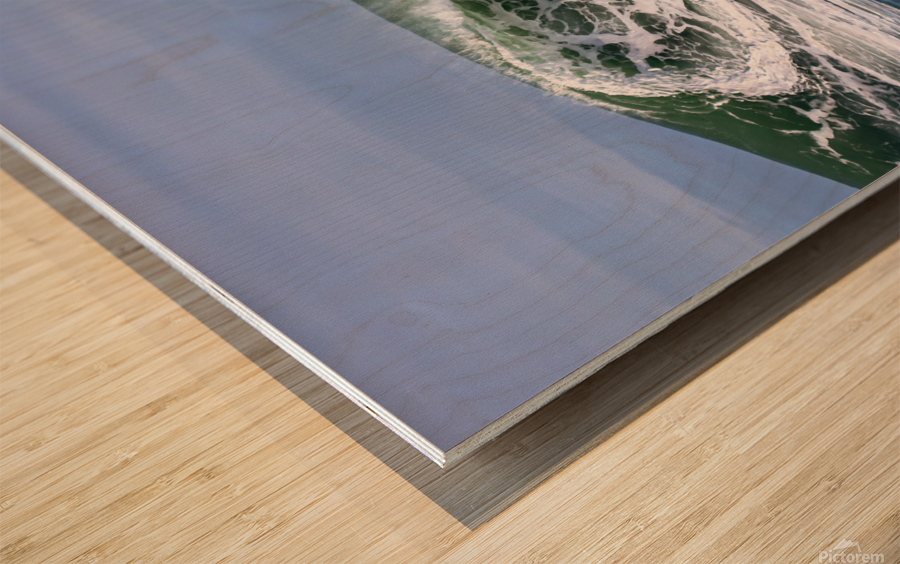 Triagle Wave Wood print