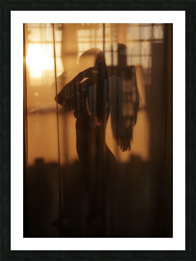 Sunset babe 2 Picture Frame print