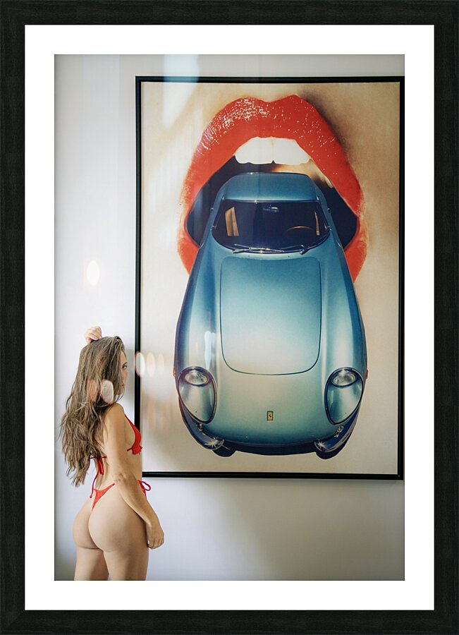 Car babe Picture Frame print