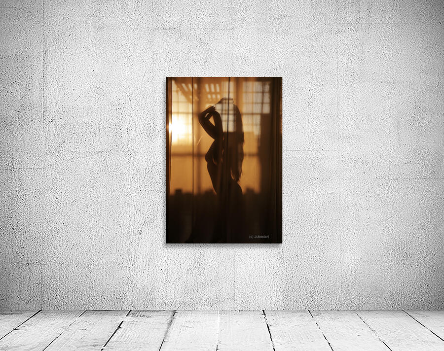 Sunset babe Wall Preview
