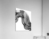 Be Wavy Never Straight Acrylic Print