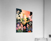 Golden Mountain Acrylic Print