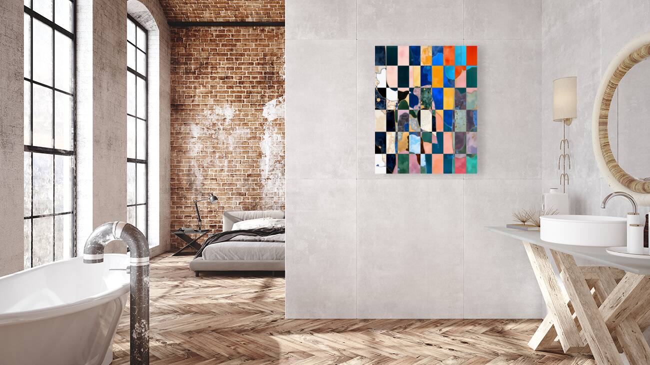 Luxe Checkerboard  Reproduction