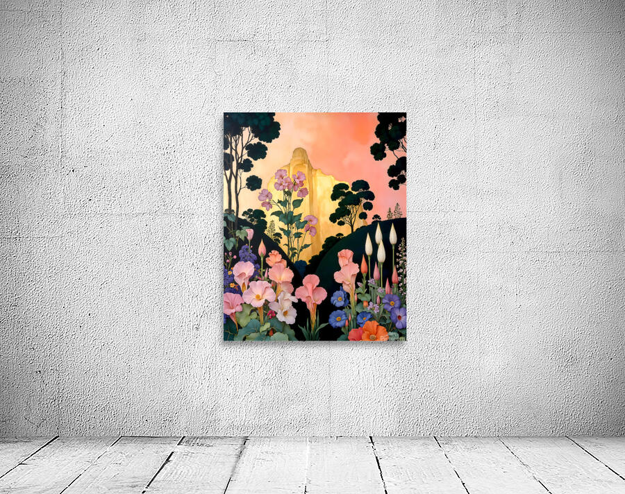 Golden Mountain Wall Preview