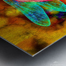 blue dragonfly floating Metal print
