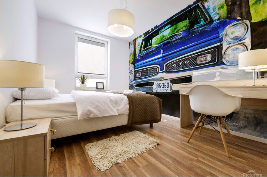 purple GTO Mural print