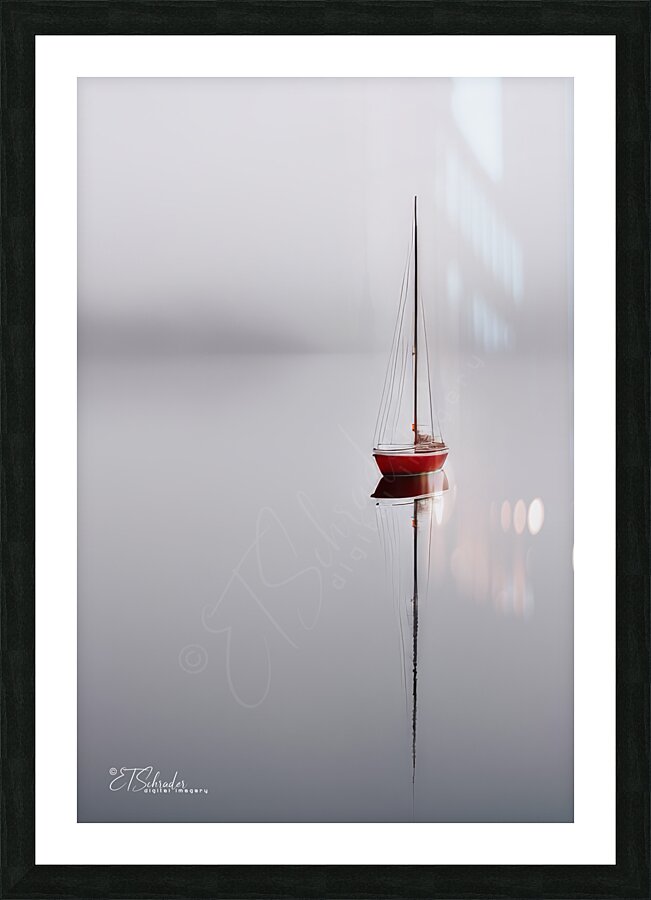 Solitary Maritime Sentinel Picture Frame print