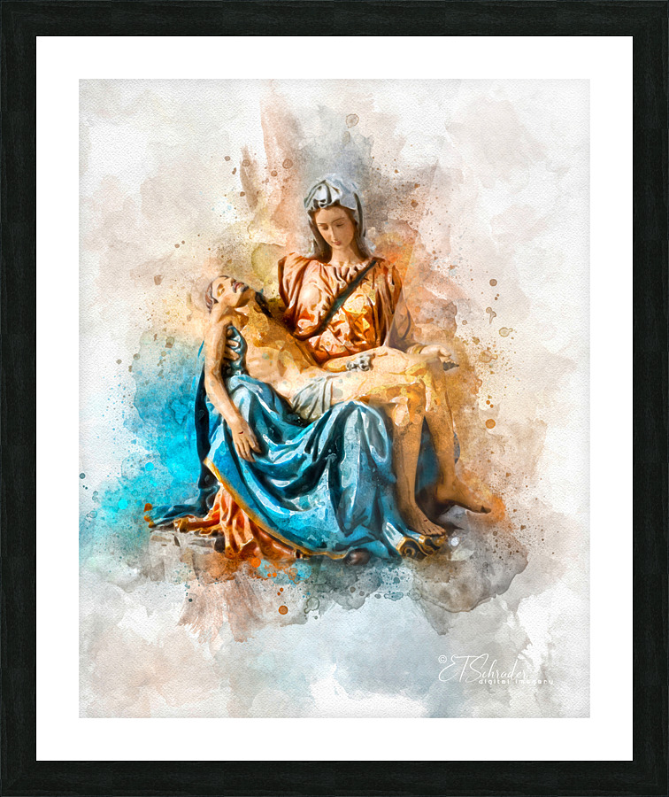 pieta Picture Frame print