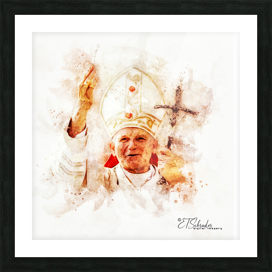 John Paul II Picture Frame print