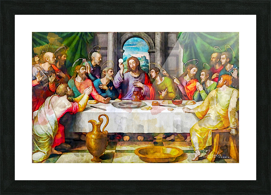 the 1st transubstantiation Picture Frame print