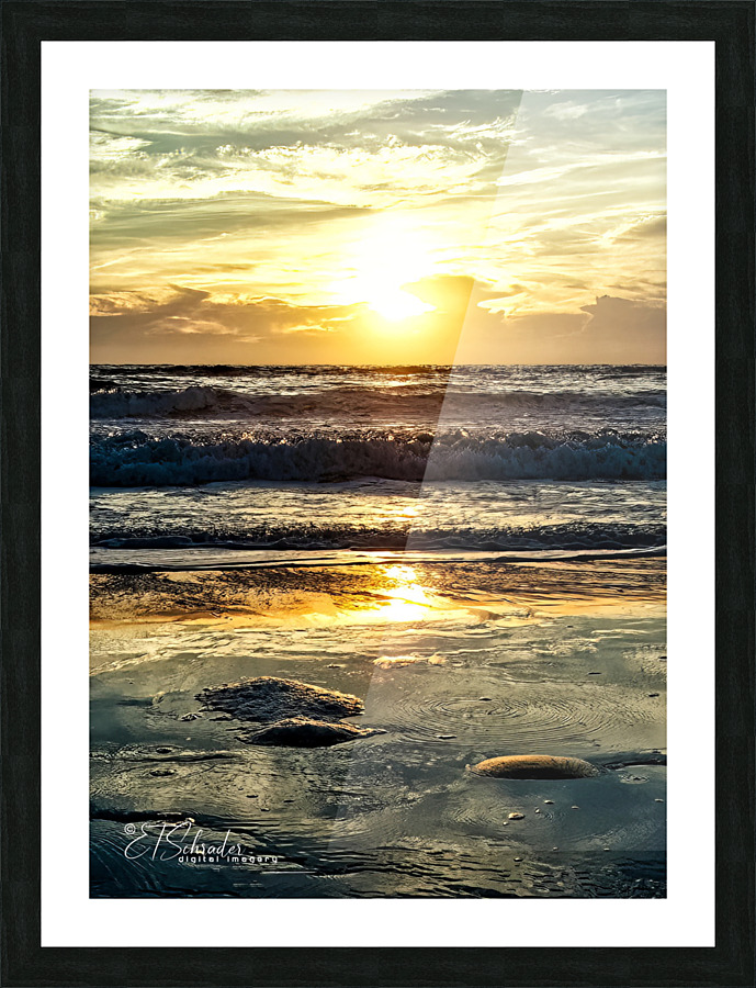obx sunrise Picture Frame print
