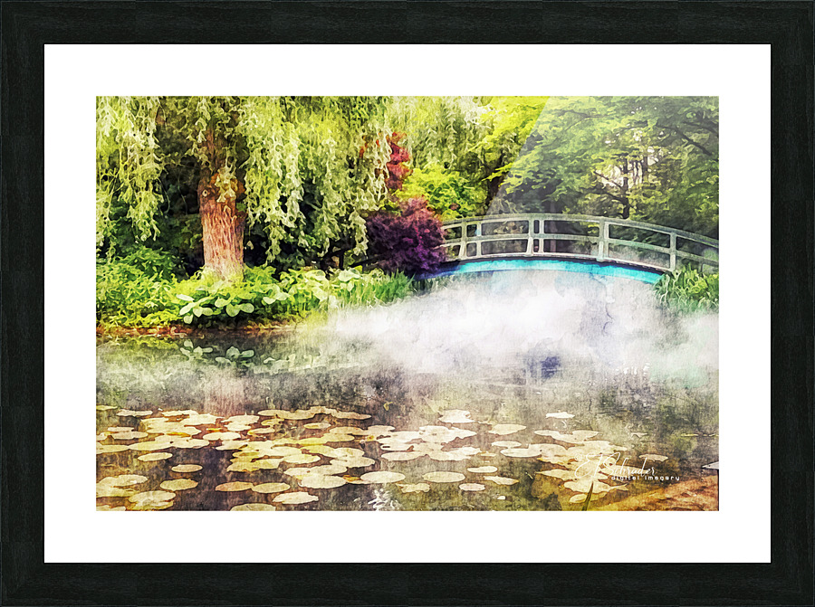 monet bridge Picture Frame print