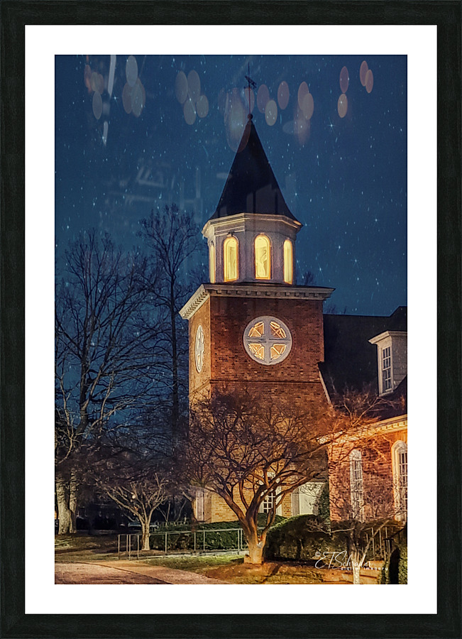 redeemer at night Picture Frame print
